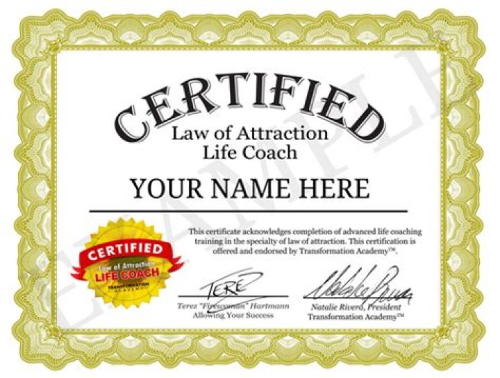 Law of Attraction Certification