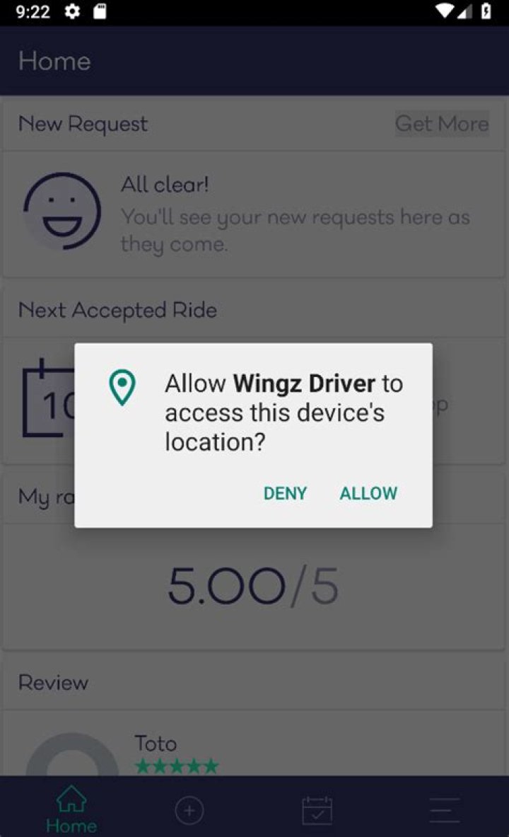 Wingz Driver Apps !